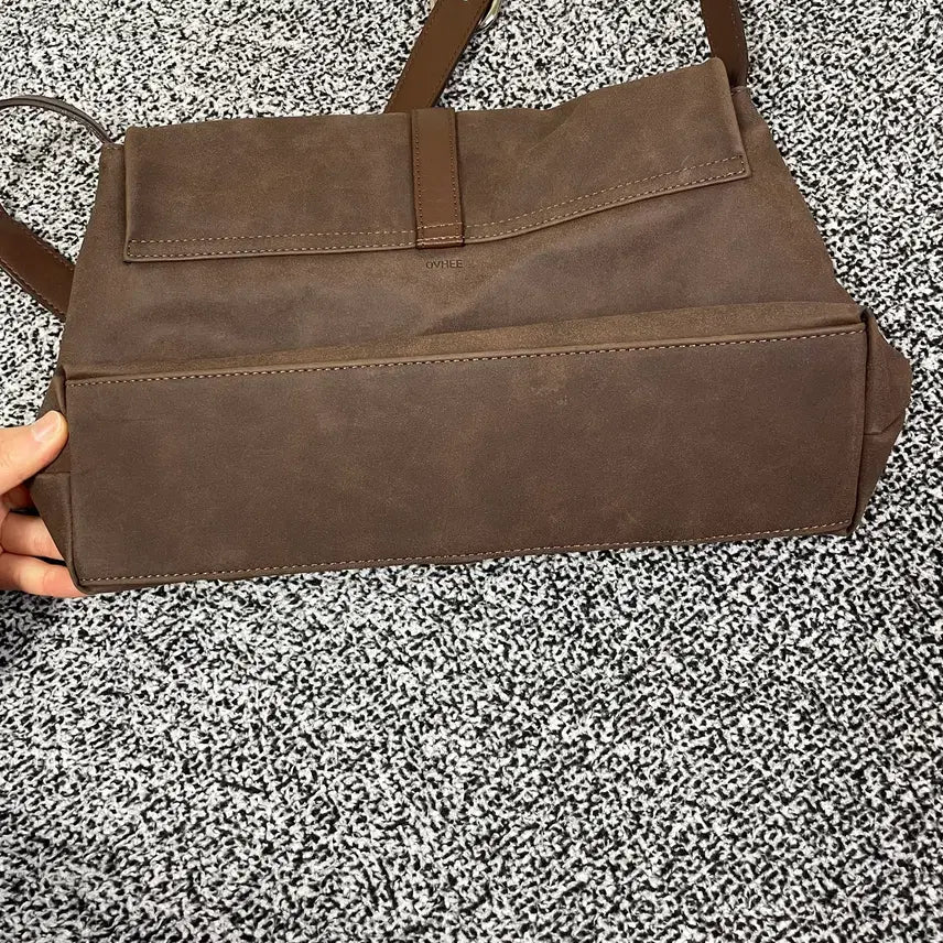 [BUNJANG] OVHEE Chloe Suede Handbag / 빈티지9. 오브히 OVHEE 클로이 스웨이드 백 핸드백 숄더백 가방