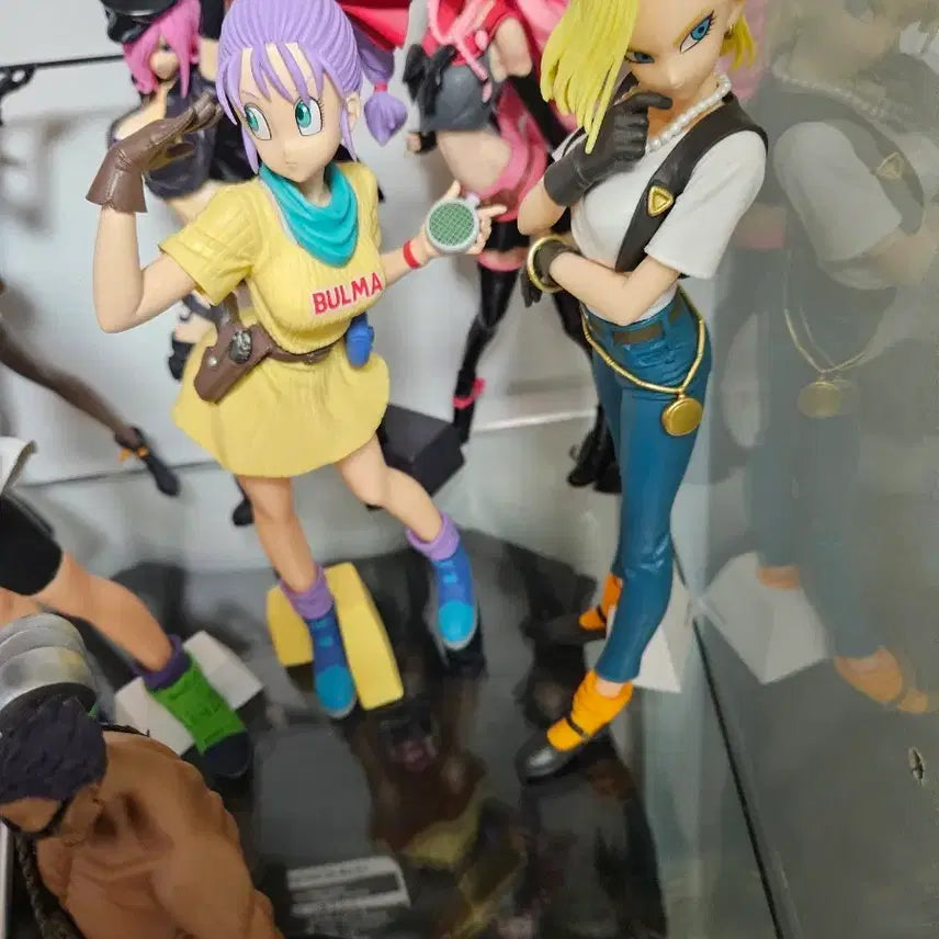 [BUNJANG] Dragon Ball Glitter Glamours Bulma &amp; Android 18 Figure / 드래곤볼 글리터 글래머러스 부르마 인조인간18호