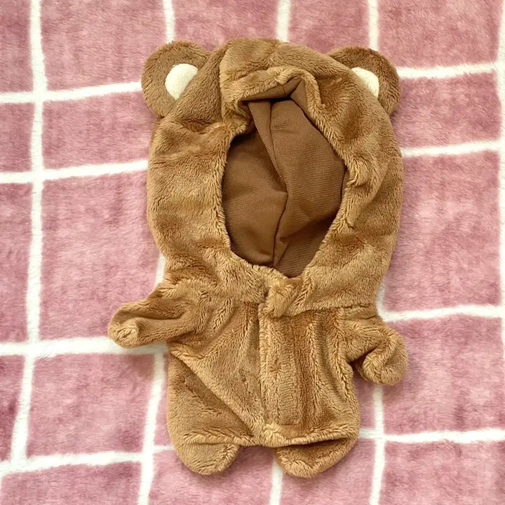 [BUNJANG] EXO Kai 20cm Doll Bear Costume / 20cm 아이돌 인형옷 곰돌이 엑소 카이
