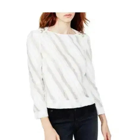 [BUNJANG] Maje Organza Detail Blouse - Size 1 / 마쥬 maje 오간자 디테일 블라우스 1 사이즈  정품