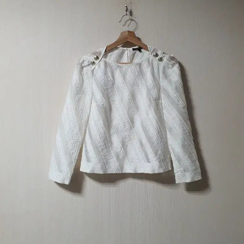 [BUNJANG] Maje Organza Detail Blouse - Size 1 / 마쥬 maje 오간자 디테일 블라우스 1 사이즈  정품