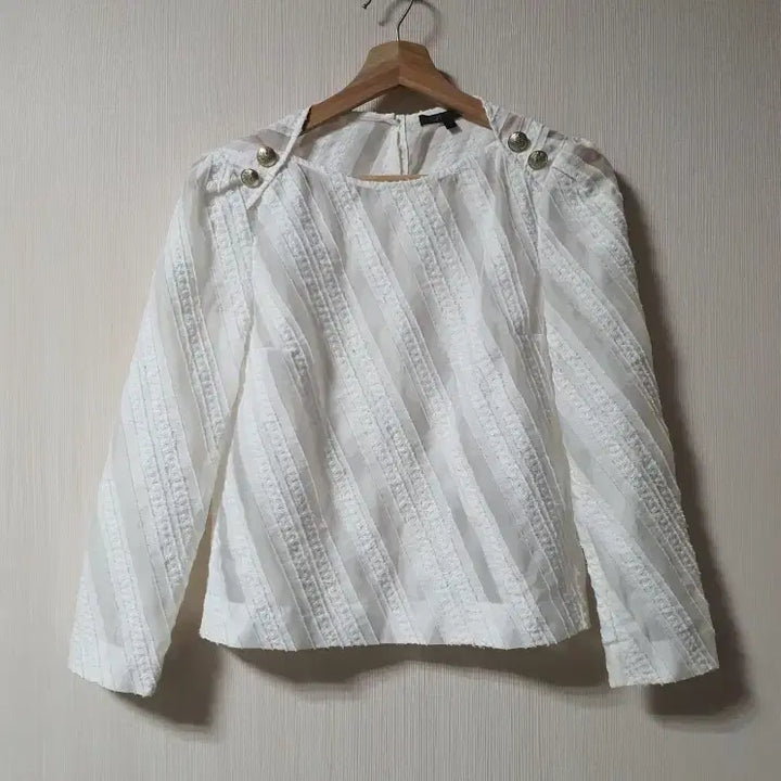 [BUNJANG] Maje Organza Detail Blouse - Size 1 / 마쥬 maje 오간자 디테일 블라우스 1 사이즈  정품