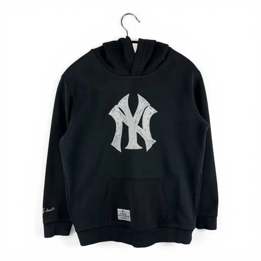 [BUNJANG] New Era New York Yankees Hoodie - Black / 150) 뉴에라 키즈/우먼스 뉴욕양키즈 후드 티 블랙