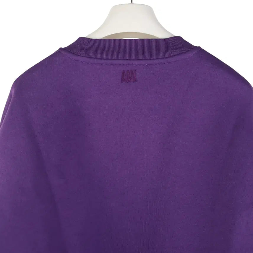 [BUNJANG] AMI USW012 Toned Heart Logo Sweatshirt / 아미 USW012 톤온톤 하트로고 맨투맨 스웨트 셔츠 XS사이즈