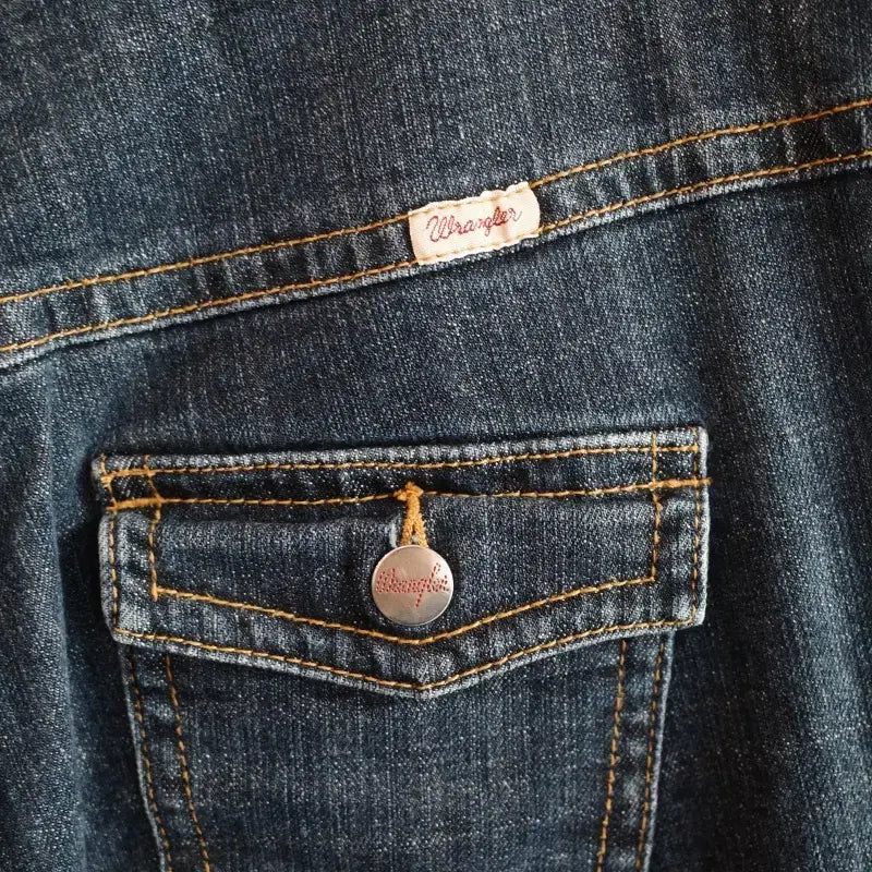 [BUNJANG] Wrangler High-Waist Denim Jeans / Wrangler 랭글러 하이웨이스트 데님 (28~32인치)