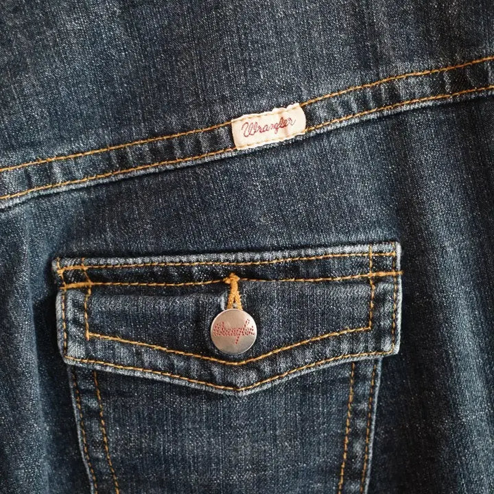 [BUNJANG] Wrangler High-Waist Denim Jeans / Wrangler 랭글러 하이웨이스트 데님 (28~32인치)