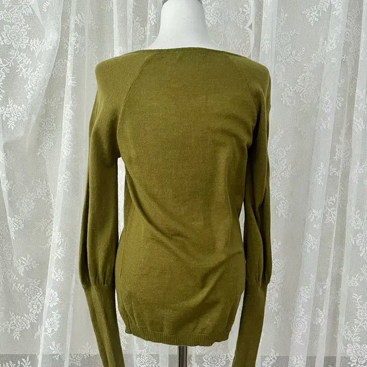 [BUNJANG] MISS SIXTY Slim Fit Knit Olive / M) 미스식스티 슬림핏 니트 올리브