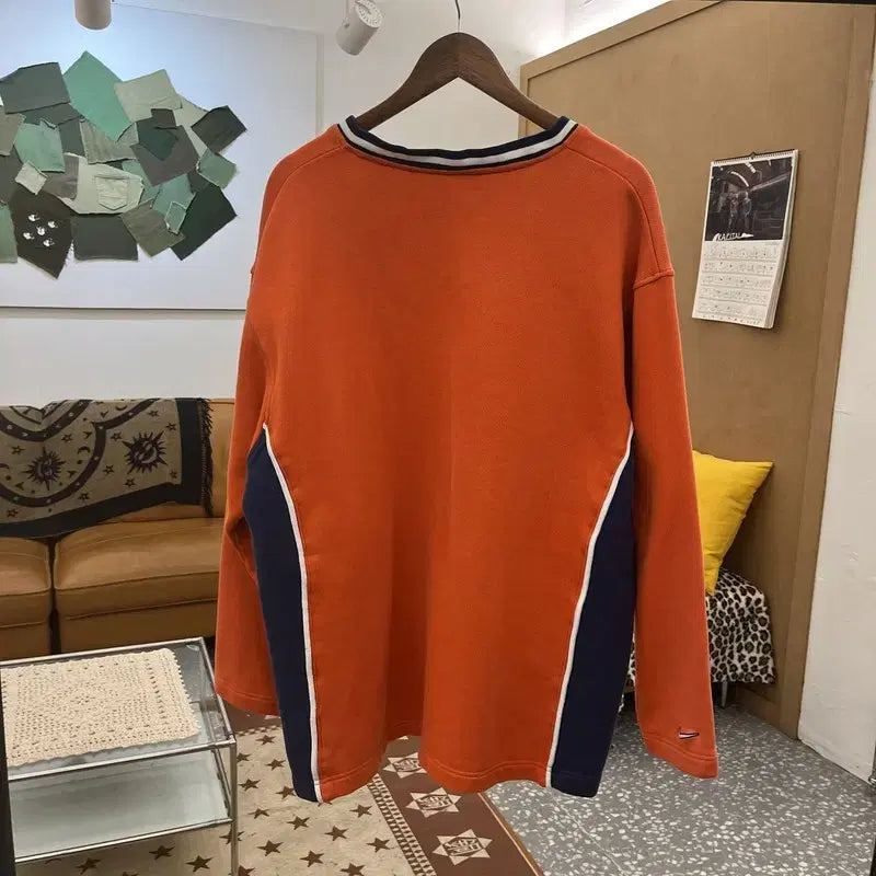 [BUNJANG] Nike Old School Retro Basketball Orange Sweatshirt XL / 나이키 올드스쿨 레트로 90&