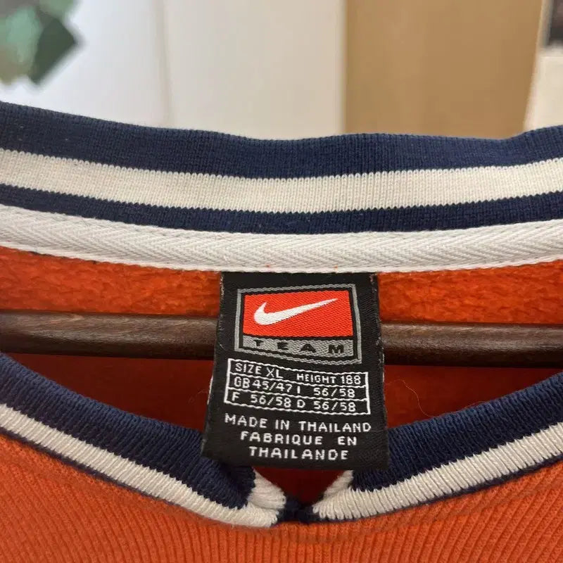 [BUNJANG] Nike Old School Retro Basketball Orange Sweatshirt XL / 나이키 올드스쿨 레트로 90&