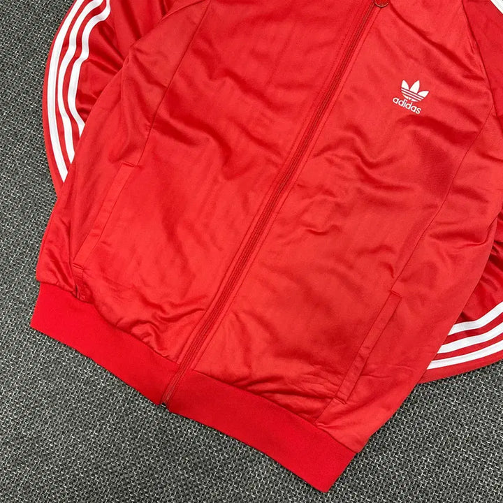 [BUNJANG] Adidas Superstar Vintage Red Jersey (Size 105) / (2603) 아디다스 슈퍼스타 빈티지 레드 져지 105