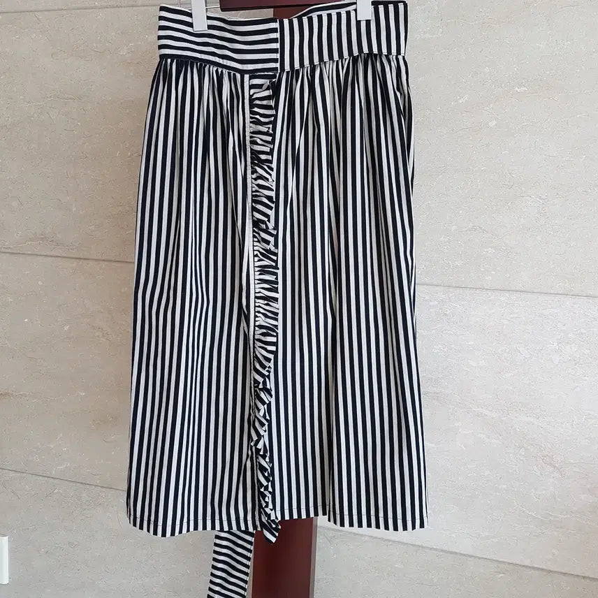 [BUNJANG] HELIMA Striped Flare Skirt / 스트라이프 랩스커트 플레어스커트 HELIMA 새상품