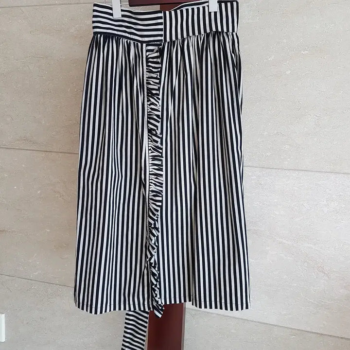 [BUNJANG] HELIMA Striped Flare Skirt / 스트라이프 랩스커트 플레어스커트 HELIMA 새상품