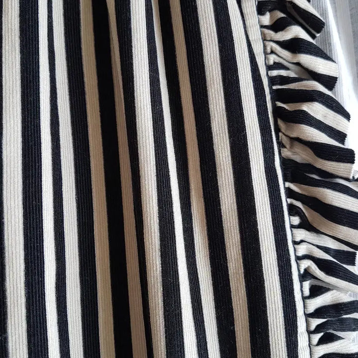 [BUNJANG] HELIMA Striped Flare Skirt / 스트라이프 랩스커트 플레어스커트 HELIMA 새상품