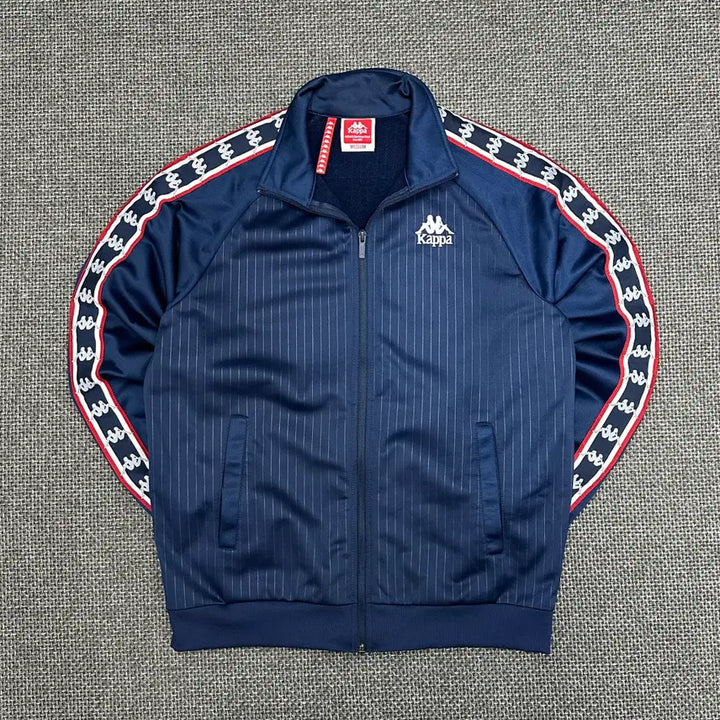 [BUNJANG] Kappa Side Line Vintage Navy Jersey M / (2604) 카파 사이드라인 빈티지 네이비 져지 M