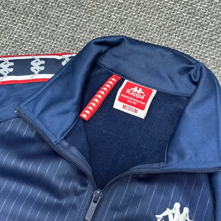 [BUNJANG] Kappa Side Line Vintage Navy Jersey M / (2604) 카파 사이드라인 빈티지 네이비 져지 M