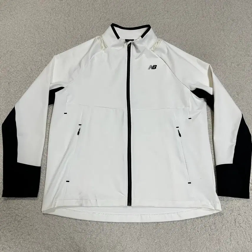 [BUNJANG] New Balance Zip-up Jacket White XL / 뉴발란스 집업 자켓 화이트 xl