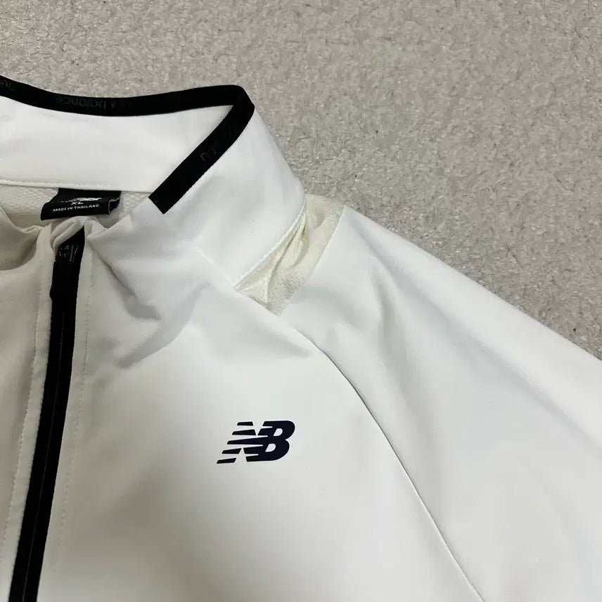 [BUNJANG] New Balance Zip-up Jacket White XL / 뉴발란스 집업 자켓 화이트 xl