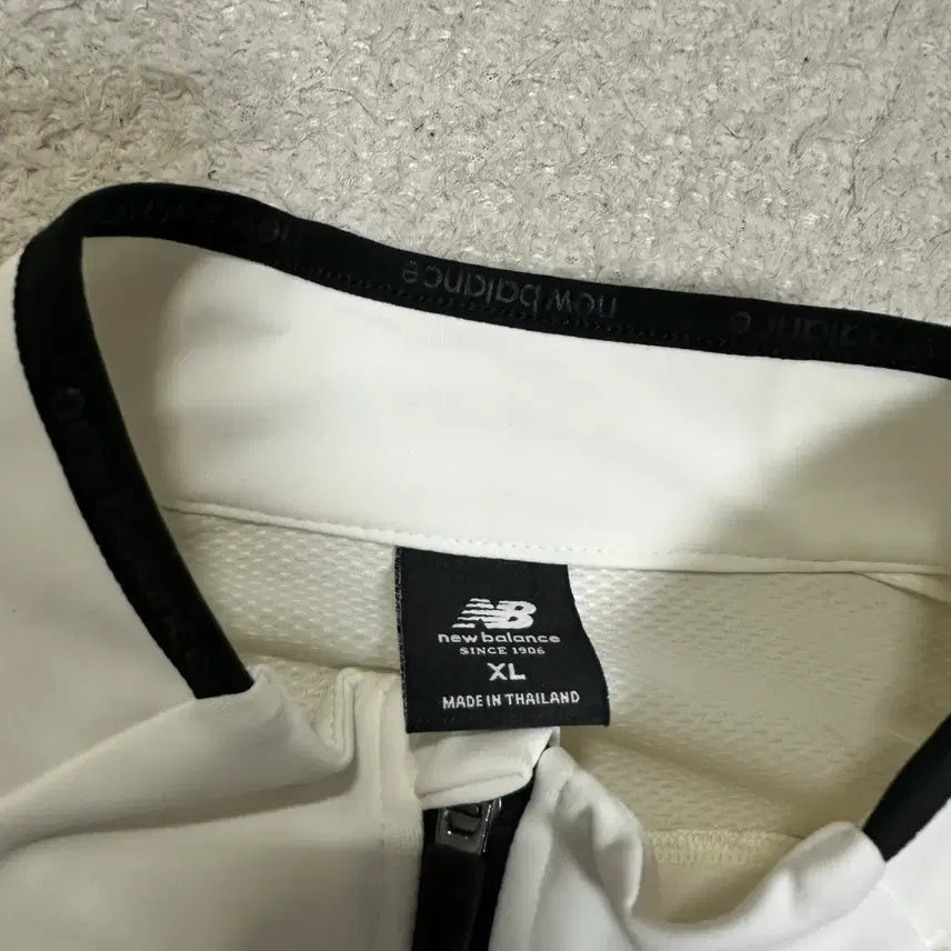 [BUNJANG] New Balance Zip-up Jacket White XL / 뉴발란스 집업 자켓 화이트 xl