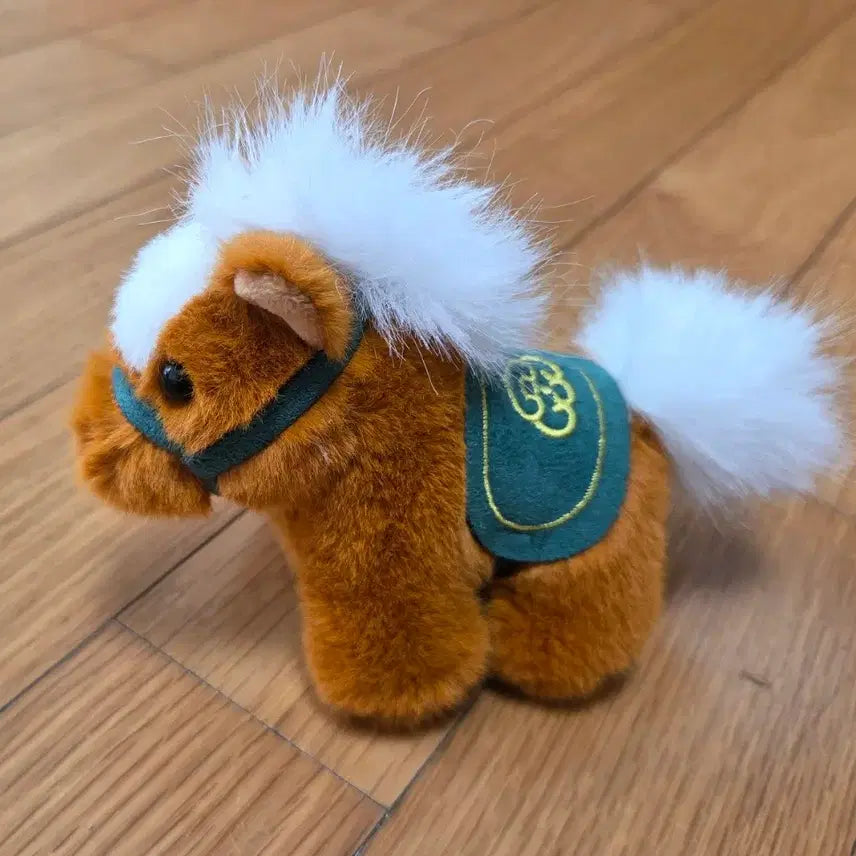 [BUNJANG] Brown Horse Plush Keychain / 말 인형 키링 브라운 컬러