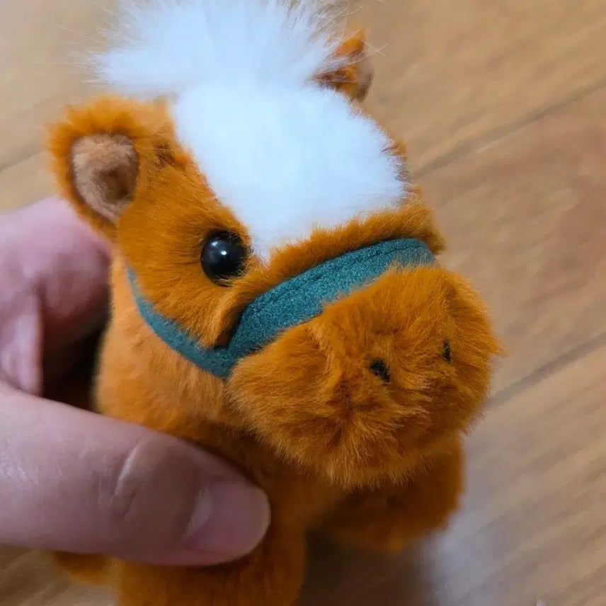[BUNJANG] Brown Horse Plush Keychain / 말 인형 키링 브라운 컬러