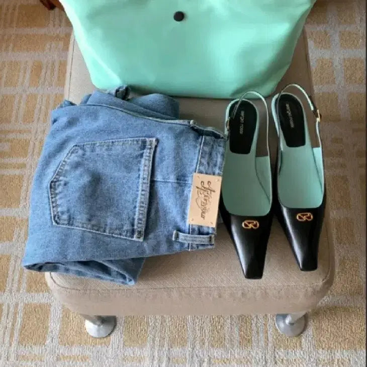 [BUNJANG] Bonggeut Soft Open Tote (Charcoal, Black) - Sealed / 봉긋 소프트오픈토트 (차콜,블랙,민트)미개봉