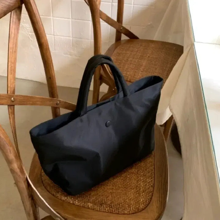 [BUNJANG] Bonggeut Soft Open Tote (Charcoal, Black) - Sealed / 봉긋 소프트오픈토트 (차콜,블랙,민트)미개봉