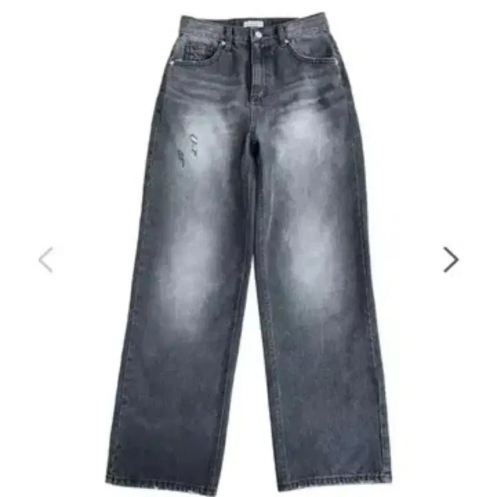 [BUNJANG] Ason Signature Denim Wide Pants - Black/Blue / !!가격제안번톡주세요!! 애즈온 ason - 시그니처 데님 와이드팬츠