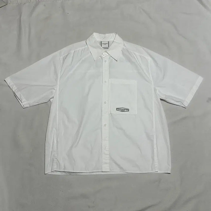 [SOLD OUT] 우영미 화이트 코튼 반팔 셔츠