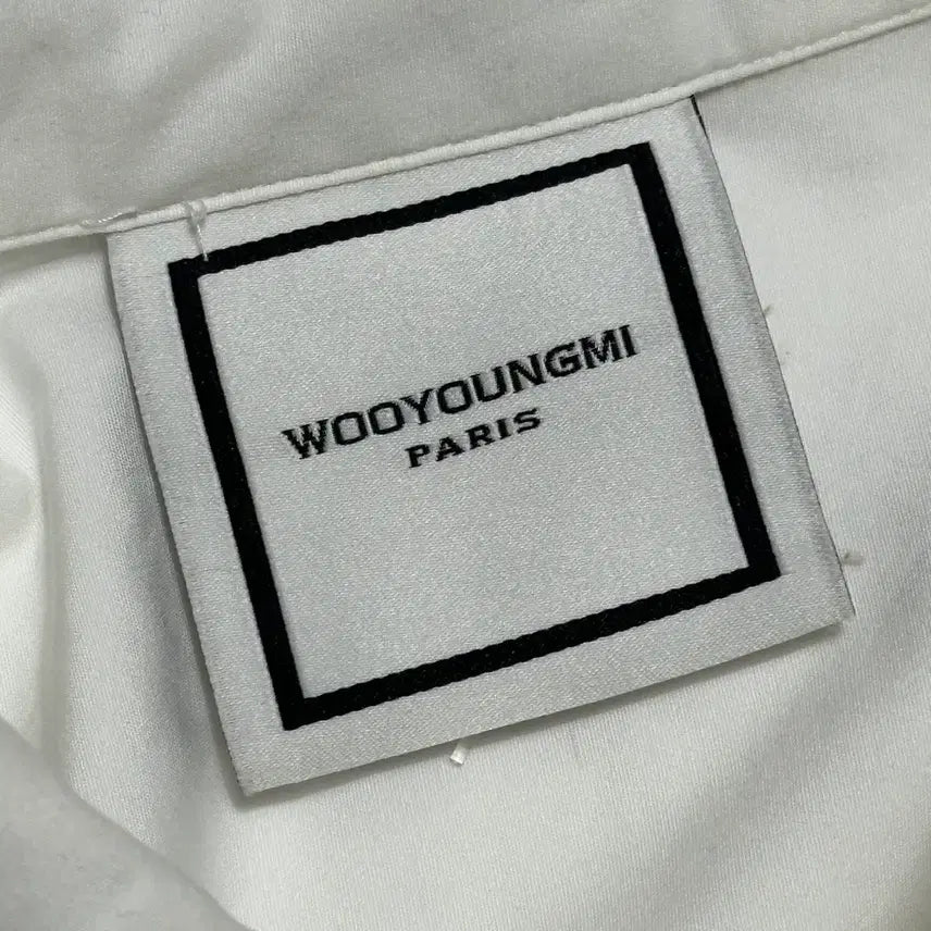 [SOLD OUT] 우영미 화이트 코튼 반팔 셔츠