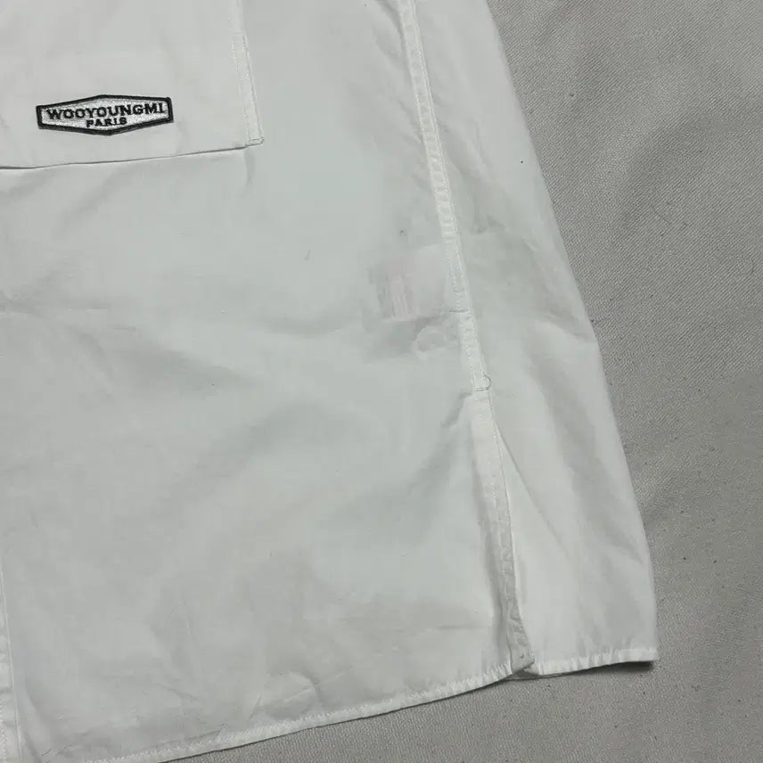 [SOLD OUT] 우영미 화이트 코튼 반팔 셔츠