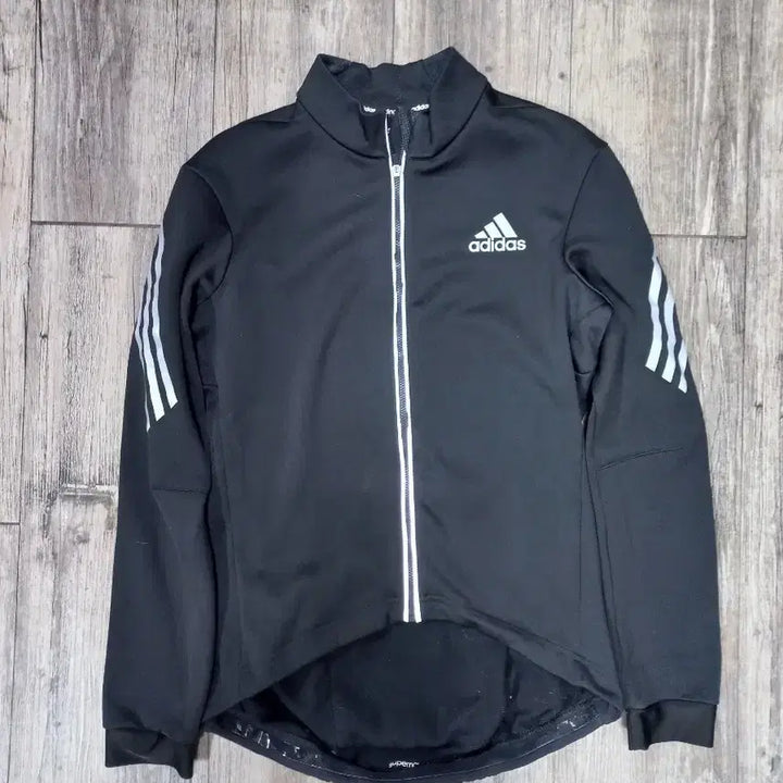 [BUNJANG] Adidas Tricolor Cycling Fleece Jacket / 아디다스 삼선싸이클링기모자켓