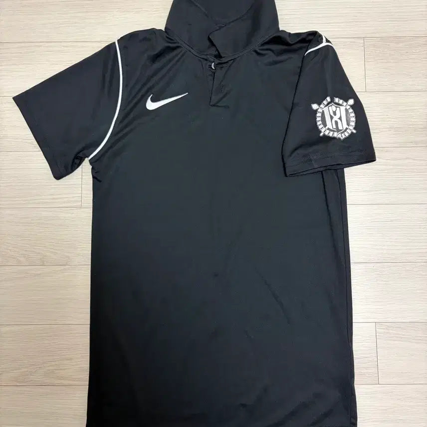 [BUNJANG] Nike Korea National Sport University Polo Shirt / [미착용] 한국체육대학교 한국체대 나이키 반팔 폴로티셔츠 블랙