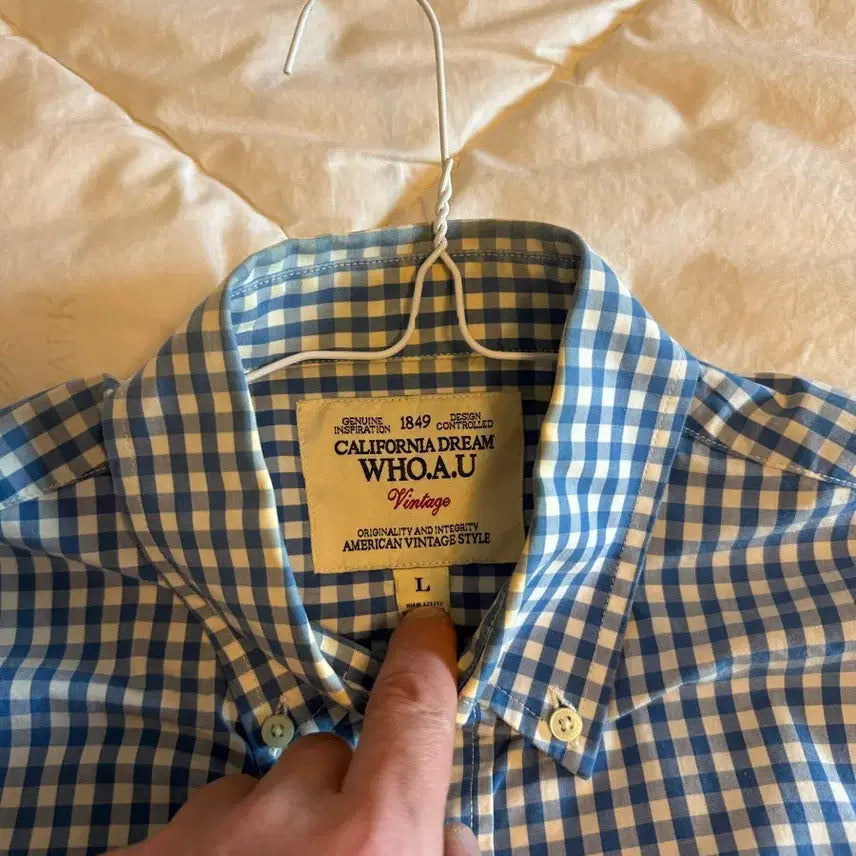 [BUNJANG] Abercrombie &amp; Fitch Gingham Check Shirt Bundle Set / 남자셔츠3장아베크롬비 깅엄체크 셔츠 그린/블루/레드 후아유/H&amp;M