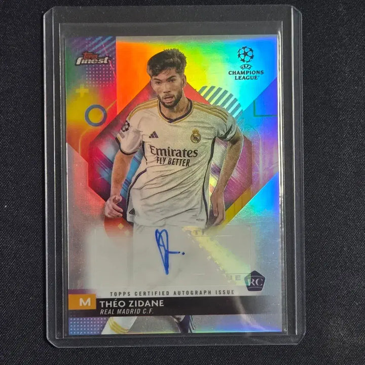 [BUNJANG] Topps Finest Zinedine Zidane Rookie Autograph Card / [스포츠 카드]Topps Finest 테오 지단 루키 오토