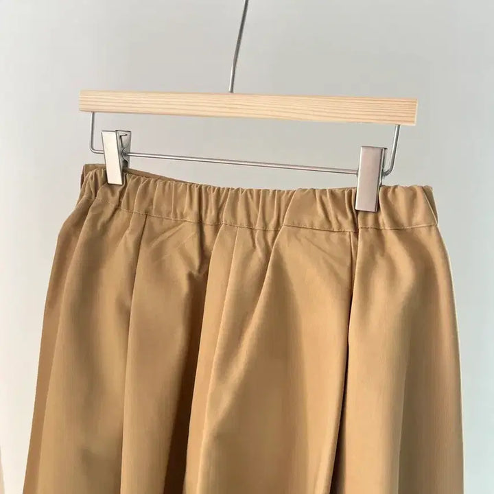 [BUNJANG] Spring Flare Pleated Long Skirt / 봄 플레어 주름 롱스커트