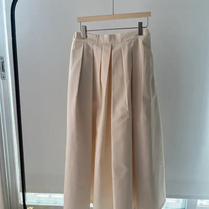 [BUNJANG] Spring Flare Pleated Long Skirt / 봄 플레어 주름 롱스커트