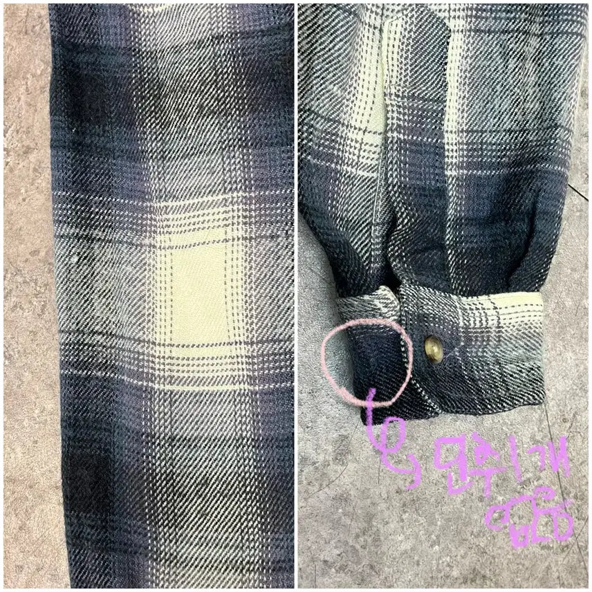 [BUNJANG] Seahop Pocket Checkered Shirt / 빈티지 Seahop 포켓 체크 셔츠 