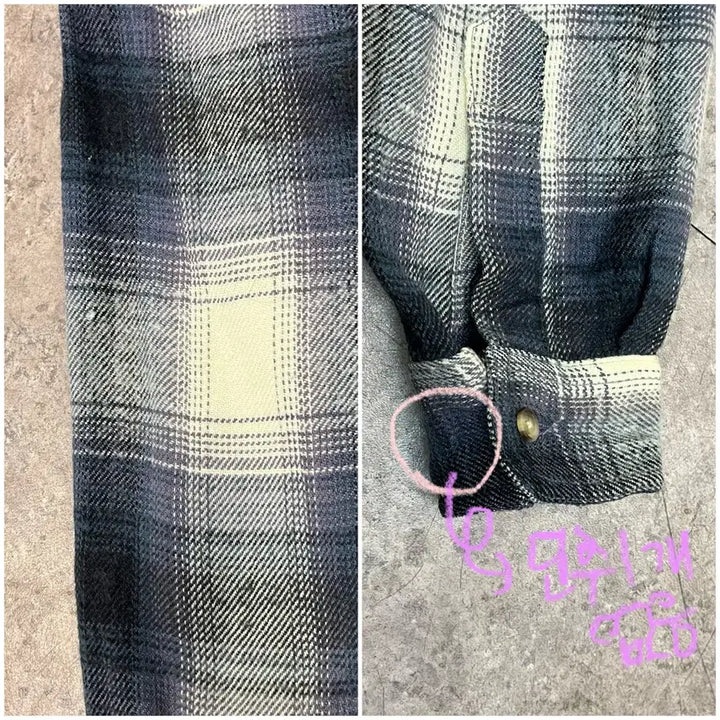 [BUNJANG] Seahop Pocket Checkered Shirt / 빈티지 Seahop 포켓 체크 셔츠 