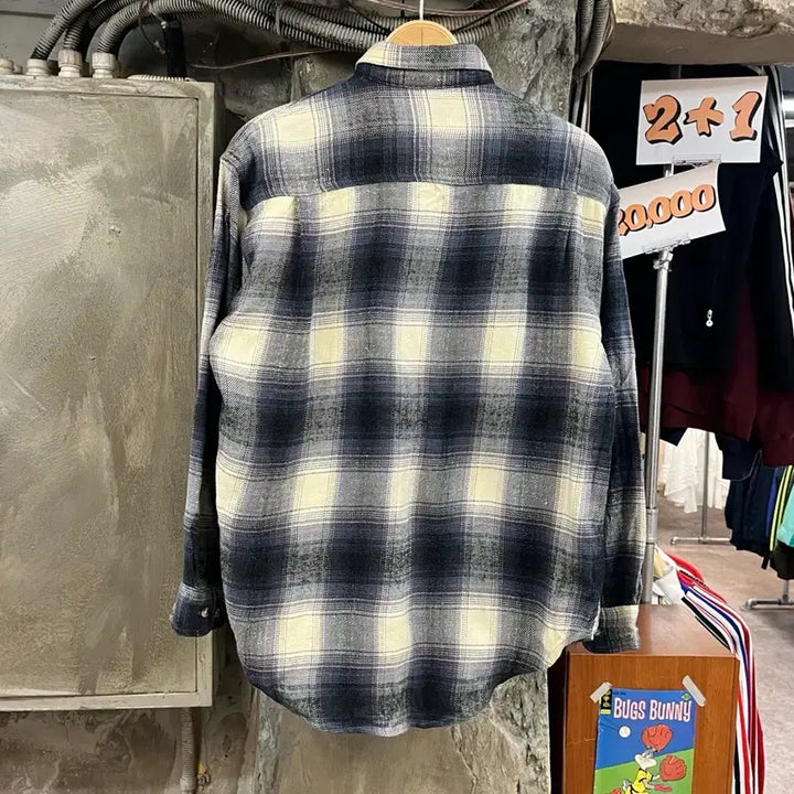[BUNJANG] Seahop Pocket Checkered Shirt / 빈티지 Seahop 포켓 체크 셔츠 