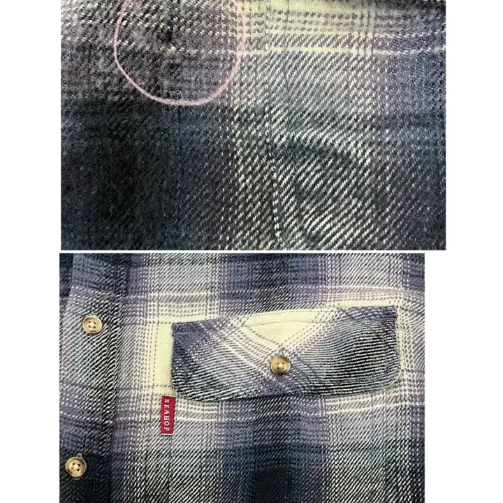 [BUNJANG] Seahop Pocket Checkered Shirt / 빈티지 Seahop 포켓 체크 셔츠 