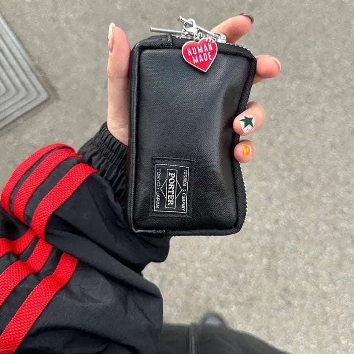 [BUNJANG] Human Made Heart Mini Key Charm / 휴먼메이드 하트 미니 키참 레드