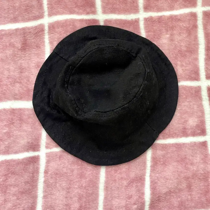 [BUNJANG] 20cm Doll Black Bucket Hat / 20cm 인형옷 모자 벙거지 모자 버킷햇 블랙