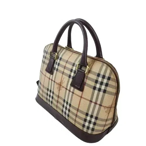 [BUNJANG] Burberry Haymarket Check Tote Bag / 정품 버버리 헤이마켓 체크 토트백