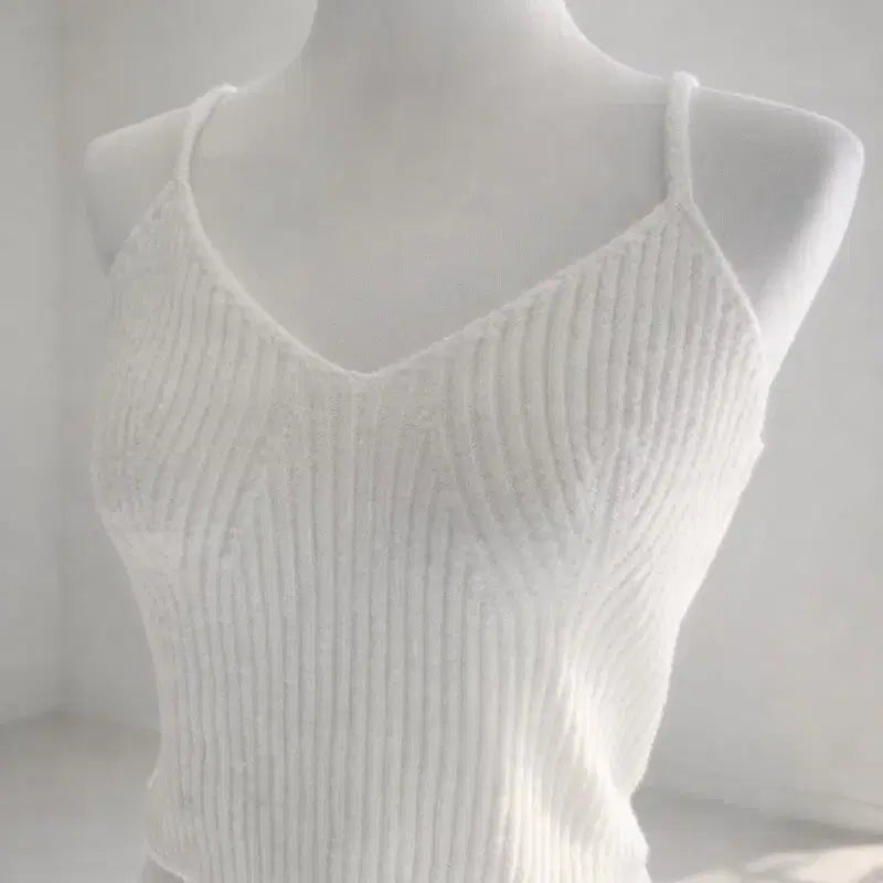 [BUNJANG] YeoriFit Balletcore Ribbon Knit Two-Piece Set / 여리핏 발레코어 리본 니트나시+가디건+치마 투피스 세트