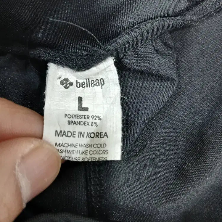 [BUNJANG] belleap L Black Shorts Leggings / belleap L 검정 반바지레깅스 스포츠바지 중고 허리단면32총길이84