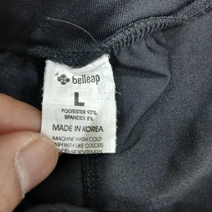 [BUNJANG] belleap L Black Shorts Leggings / belleap L 검정 반바지레깅스 스포츠바지 중고 허리단면32총길이84