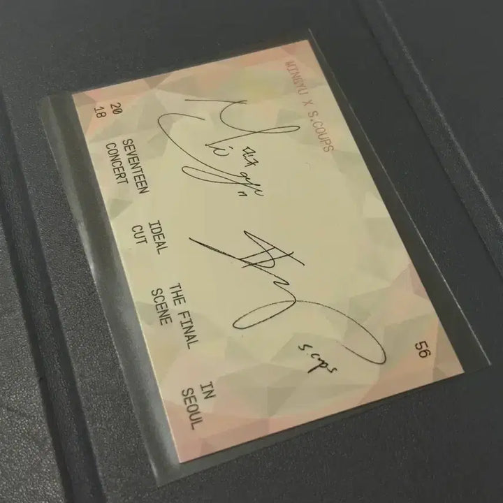 [BUNJANG] SEVENTEEN Mingyu S.Coups Trading Card / 2018 IDEAL CUT 새븐틴 민규 에스쿱스 트레카
