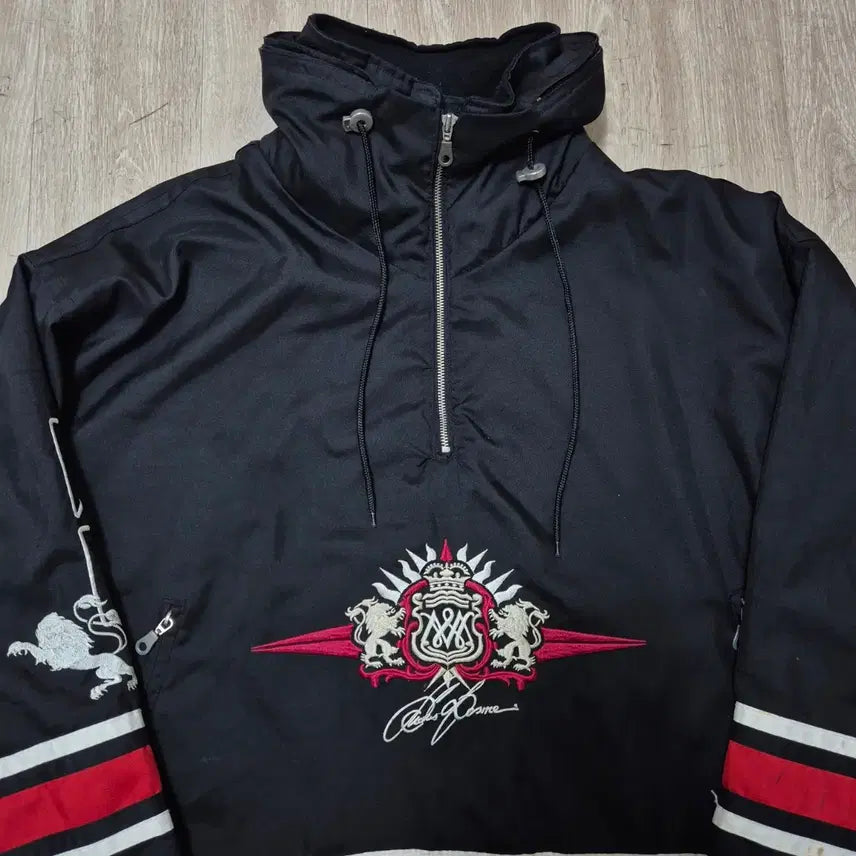 [BUNJANG] Shamonic Old School Oversized Anorak Windbreaker / 샤머닉스 올드스쿨 오버사이즈 아노락 반집업 바람막이 L(100)