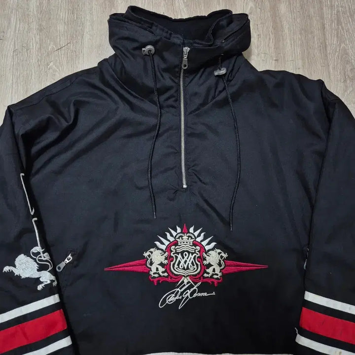 [BUNJANG] Shamonic Old School Oversized Anorak Windbreaker / 샤머닉스 올드스쿨 오버사이즈 아노락 반집업 바람막이 L(100)