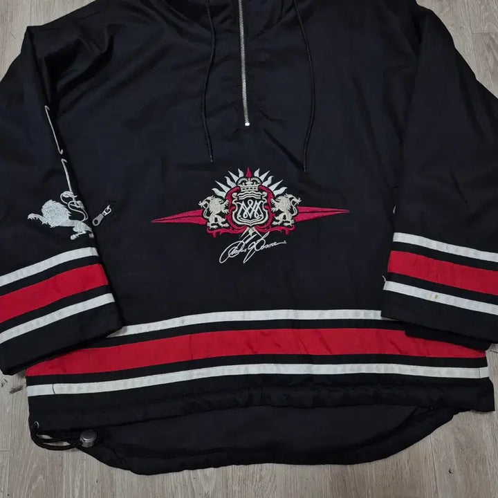 [BUNJANG] Shamonic Old School Oversized Anorak Windbreaker / 샤머닉스 올드스쿨 오버사이즈 아노락 반집업 바람막이 L(100)